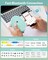 Label Maker Machine with Tape, N12 Portable Bluetooth Label Printer, Wireless Mini Label Makers Thermal Sticker with Multiple Templates for Home, Kitchen, School, Office Organization, Green